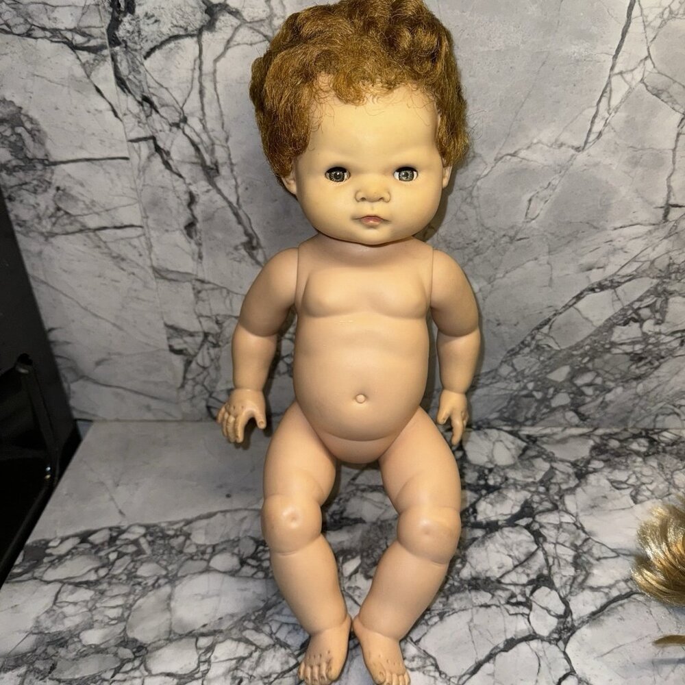 Vintage 1950's American Character 15" Toodles Baby Doll Squeaker